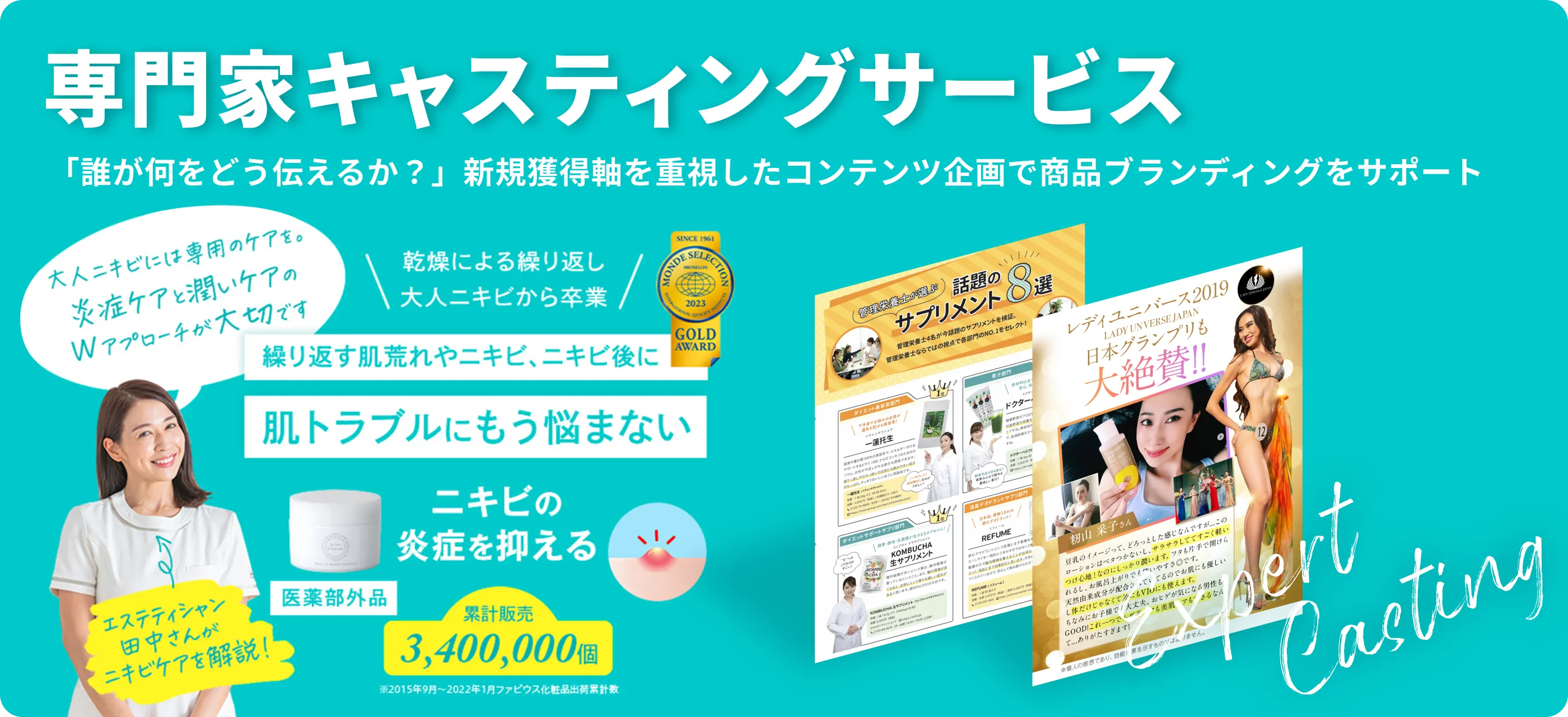 専門家キャスティングサービス